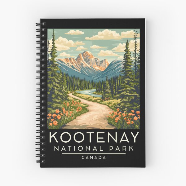 Item preview, A Vintage Illustration of Kootenay National Park - Canada  designed and sold by GoodOldVintage.