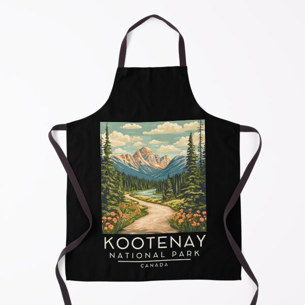 Item preview, A Vintage Illustration of Kootenay National Park - Canada  designed and sold by GoodOldVintage.