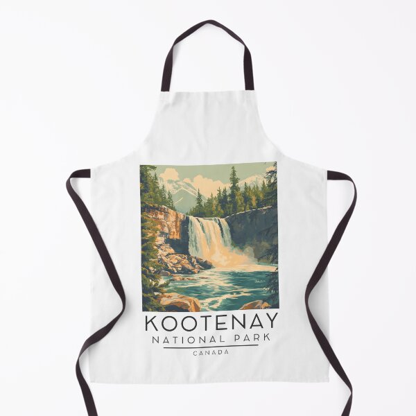 Item preview, A Vintage Illustration of Kootenay National Park - Canada  designed and sold by GoodOldVintage.