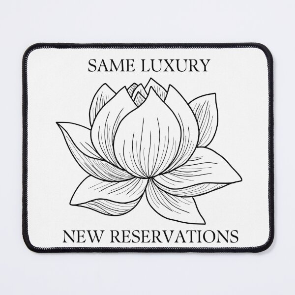 Item preview, White Lotus Same Luxury New Reservations designed and sold by ModernintheMix.