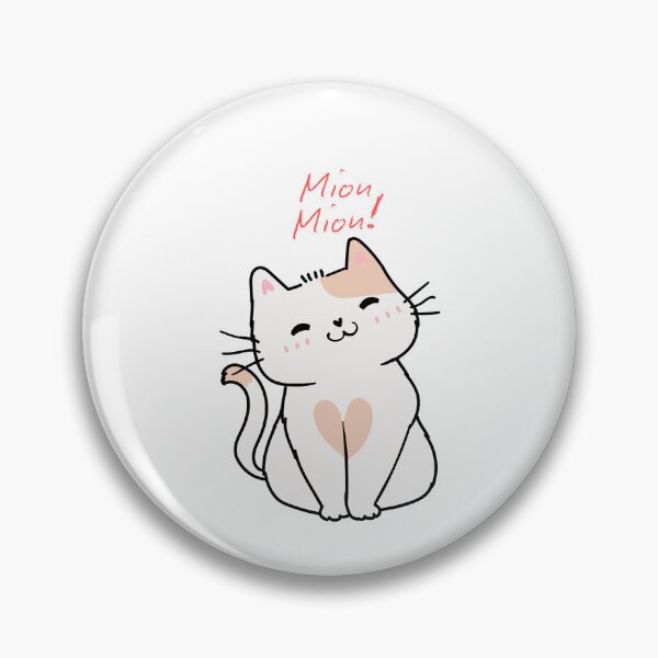 Item preview, Happy Kawaii Cat "Mion Mion!" Cute & Playful Kitty Illustration designed and sold by World-Shop25.