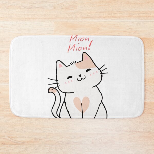 Item preview, Happy Kawaii Cat "Mion Mion!" Cute & Playful Kitty Illustration designed and sold by World-Shop25.
