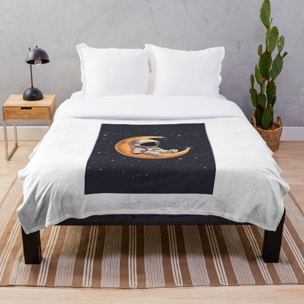 Item preview, Cute Baby Astronaut Sitting on the Moon – Playful Space Art designed and sold by Kids Art 4U.