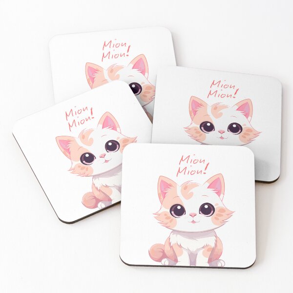 Item preview, Kawaii Big-Eyed Cat "Mion Mion!" Cute & Adorable Kitty Illustration designed and sold by World-Shop25.