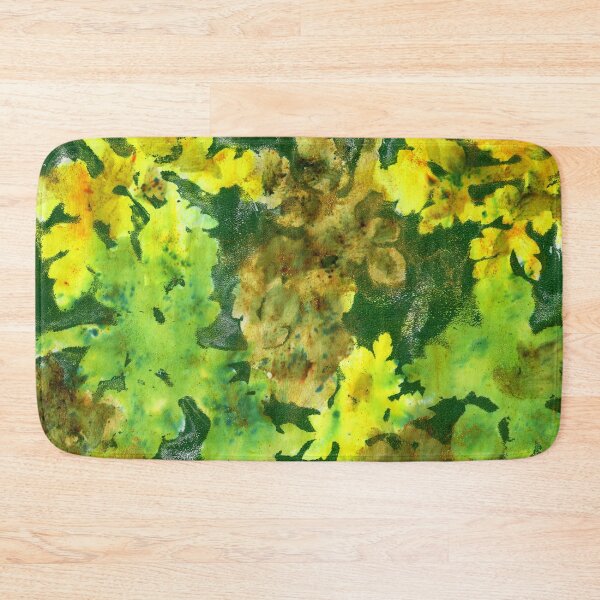 Item preview, Herb Robert Gelli Plate Print in Green designed and sold by LymphomaLass.