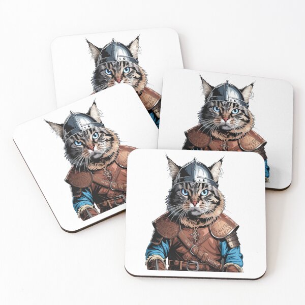 Item preview, Maine Coon Viking Warrior – Fearless Norse Cat designed and sold by Petpixy.