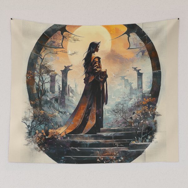 Item preview, "Guardian of the Ancient Ruins" designed and sold by bloorose.
