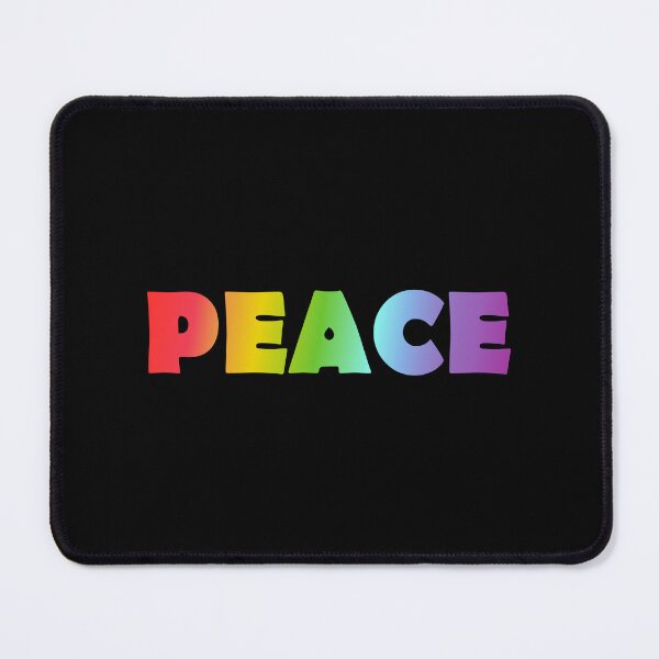 Item preview, Peace - rainbow text designed and sold by Inspirationmotivation.