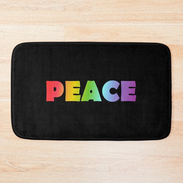 Item preview, Peace - rainbow text designed and sold by Inspirationmotivation.