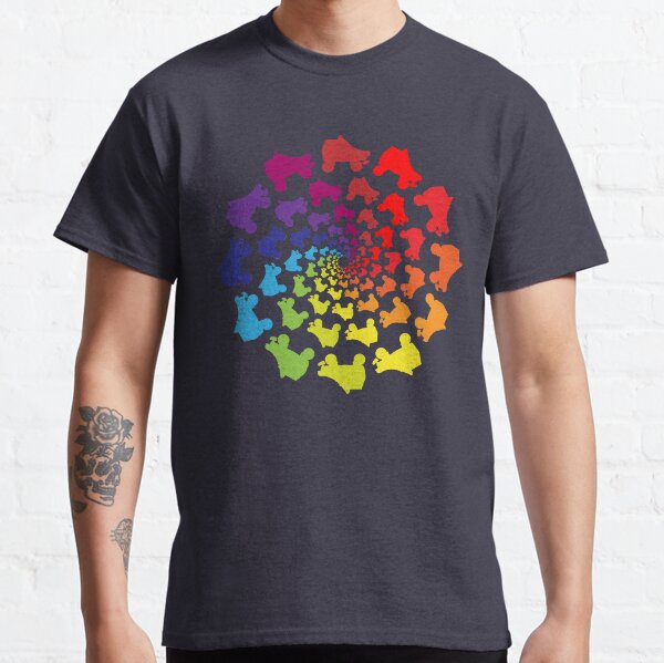 circle rainbow skate Classic T-Shirt