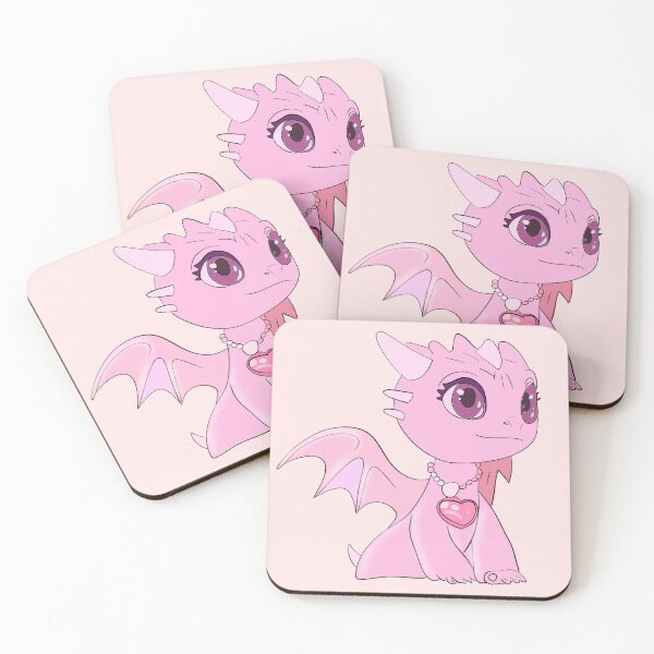 Item preview, Cute pink dragon - my dearest nemesis designed and sold by vyascreations.