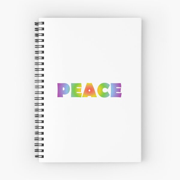 Item preview, Peace - rainbow text designed and sold by Inspirationmotivation.