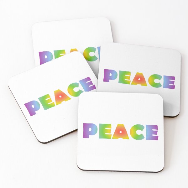 Item preview, Peace - rainbow text designed and sold by Inspirationmotivation.