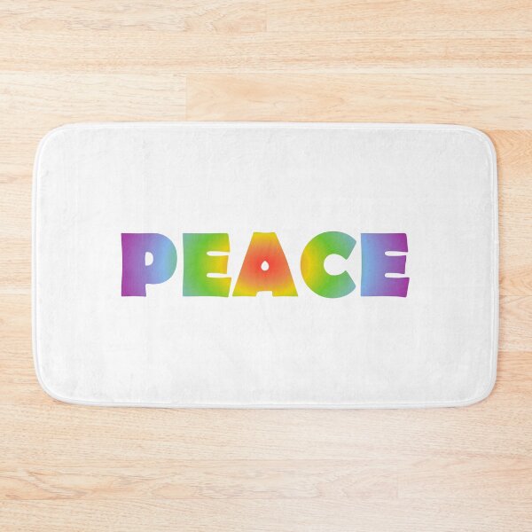 Item preview, Peace - rainbow text designed and sold by Inspirationmotivation.
