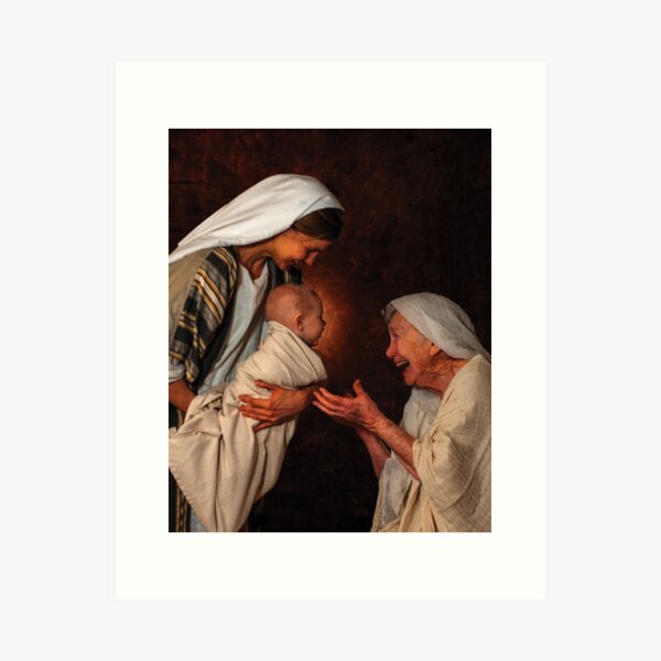 Item preview, Anna the Prophetess Greets the Christ Child designed and sold by Lester Yocum.