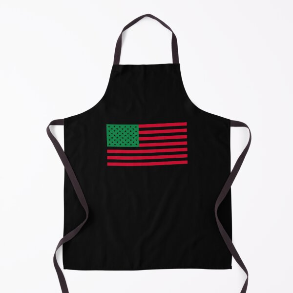 Item preview, Black American Flag Green Red Shirt designed and sold by dgavisuals.