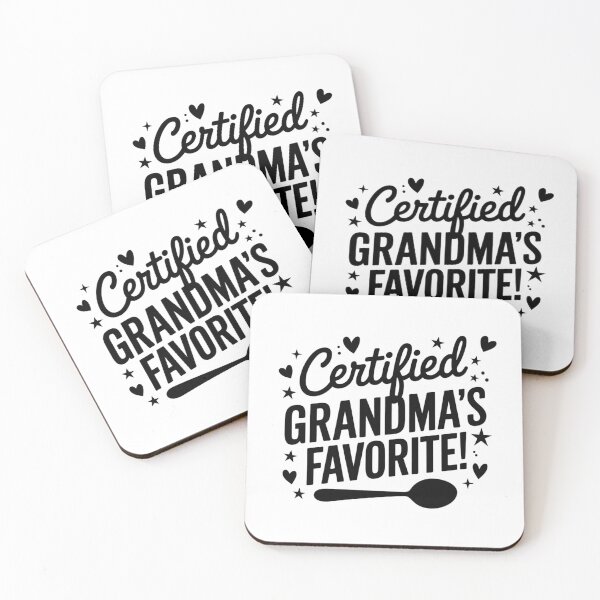 Item preview, Certified Grandma's Favorite! designed and sold by Ink And Inspire.