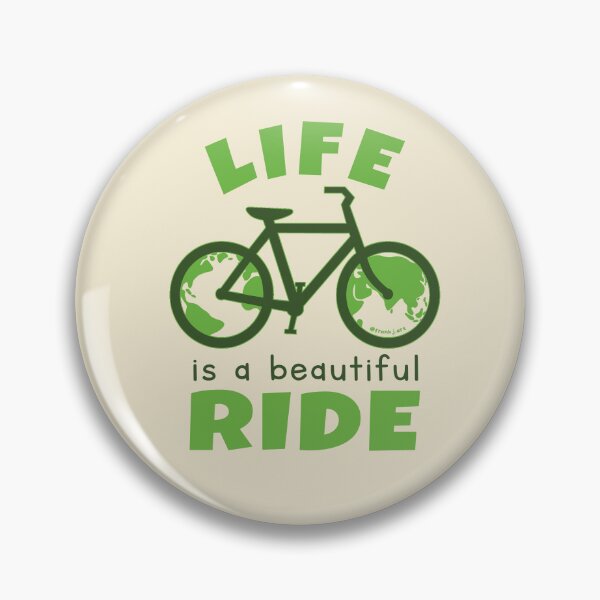 Item preview, Bike Quotes - Life is a beautiful ride designed and sold by Frank J. Art.
