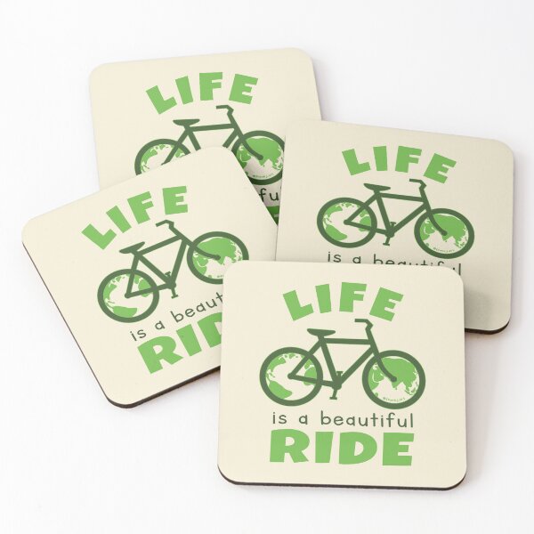 Item preview, Bike Quotes - Life is a beautiful ride designed and sold by Frank J. Art.