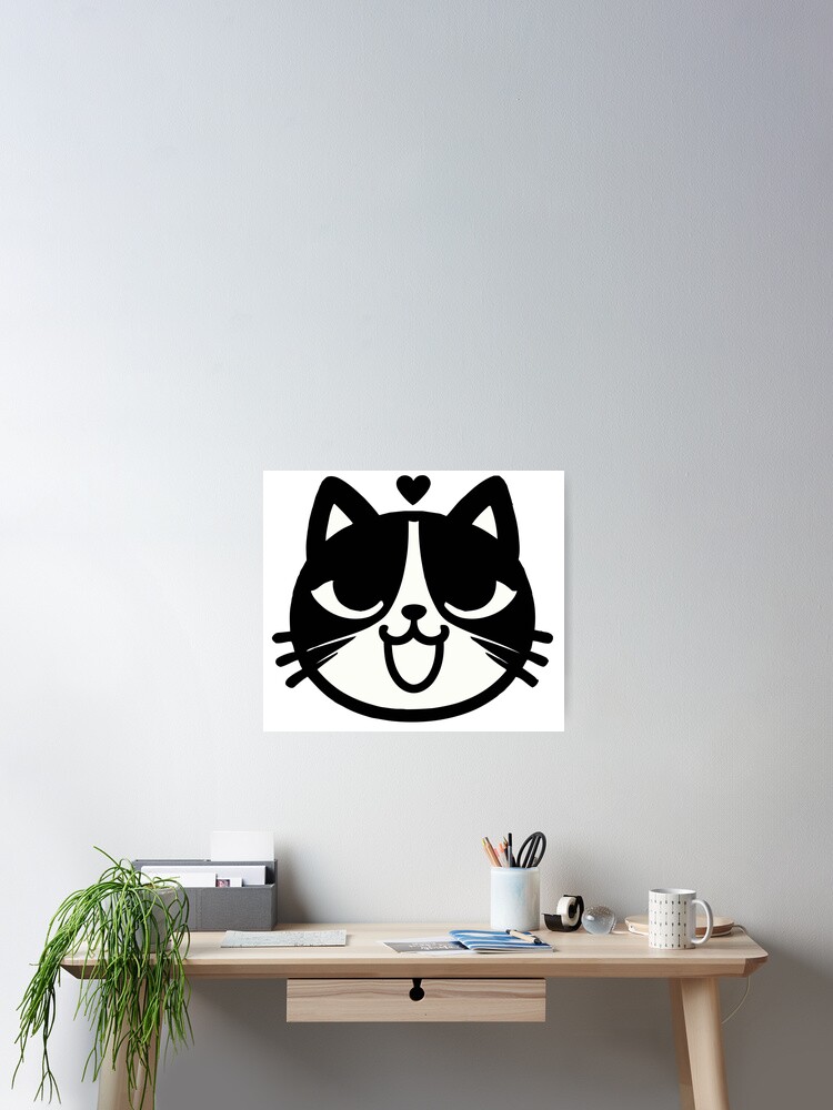 Thumbnail 2 of 3, Poster, Sleepy Cat designed and sold by Ro0sz.