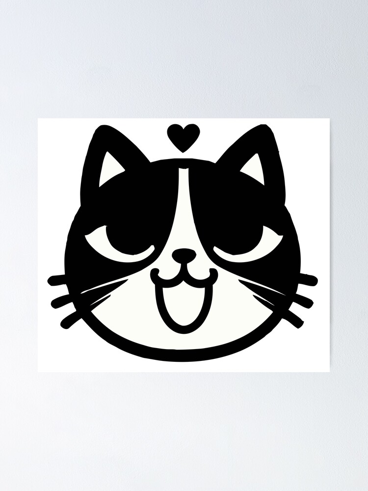 Thumbnail 1 of 3, Poster, Sleepy Cat designed and sold by Ro0sz.