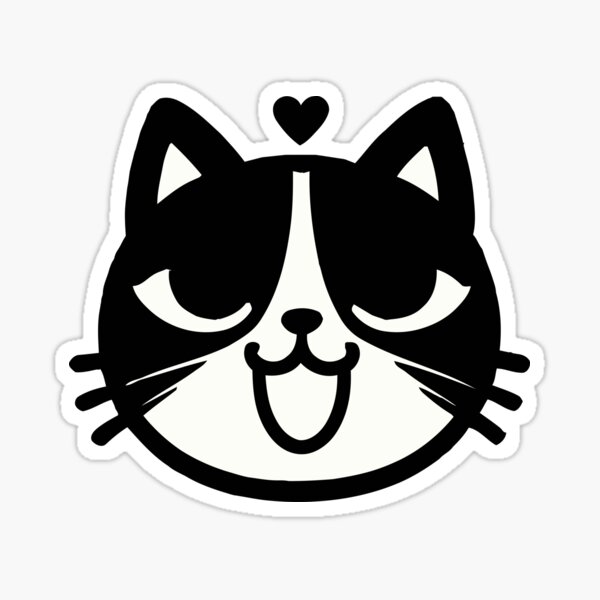 Sleepy Cat Sticker