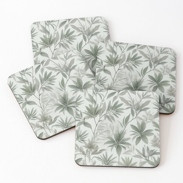 Item preview, Elegant Botanical Leaf Pattern | Minimalist Greenery Aesthetic designed and sold by LemonHorse.