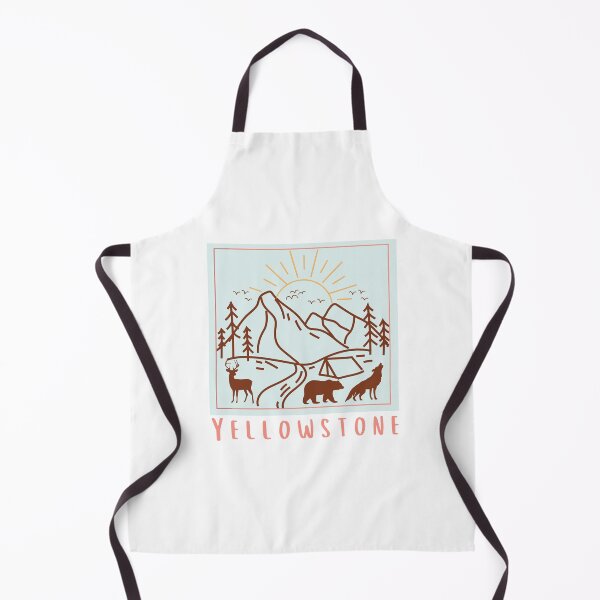 Item preview, Yellowstone National State Park Classic Doodle T-shirt Sticker designed and sold by ThinkNature!.