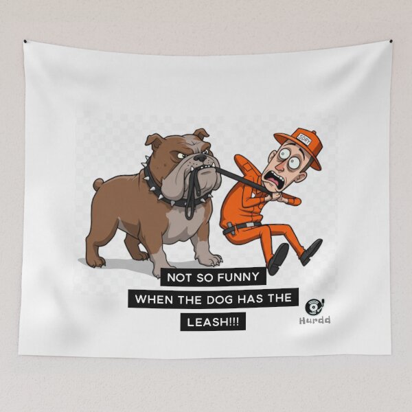 Item preview, Not So Funny/Dog designed and sold by Hurdd.