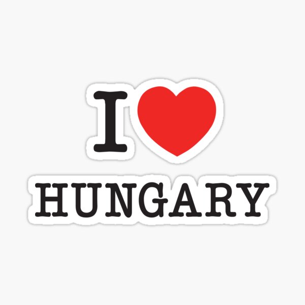 Aperçu de l'œuvre J'aime la Hongrie | Chemise de fierté hongroise | Souvenirs de voyage de Budapest | Hongrie Culture et patrimoine | Amant Magyarország créée et vendue par PaintedPixels01.