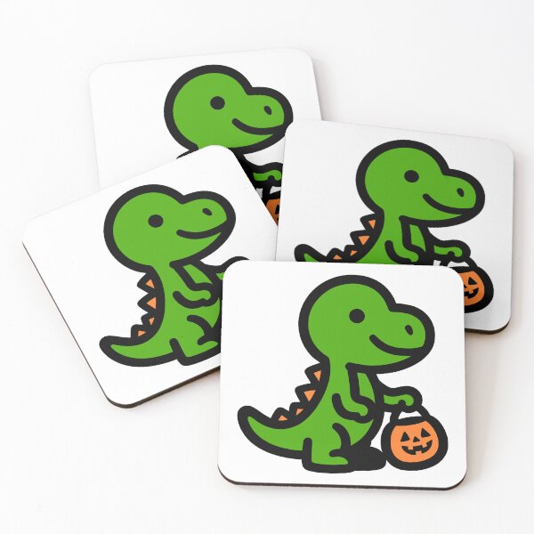 Item preview, Cute Halloween Dinosaur Trick-or-Treat designed and sold by theartfulaspie.