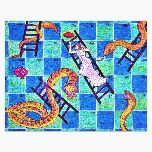Item preview, Snakes and Ladders designed and sold by silpa-sketches.