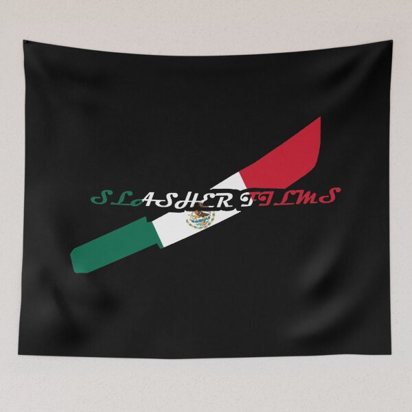 Item preview, Slasher Films Mexican Flag logo designed and sold by SlasherFilms.