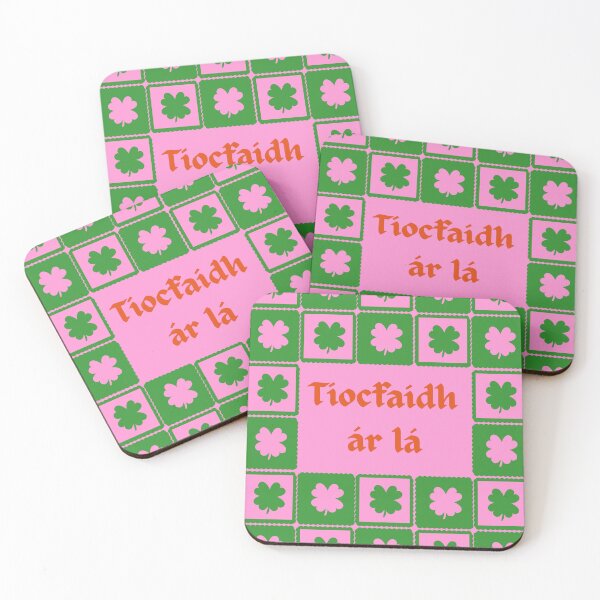 Item preview, Tíocfaidh ár lá - green and pink designed and sold by parker-paints.
