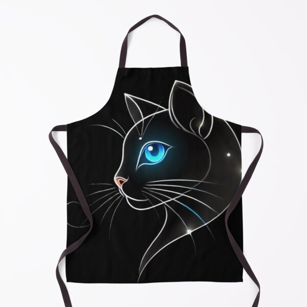 Item preview, Neon Black Cat – Futuristic Glowing Feline Design designed and sold by StudioNeon.
