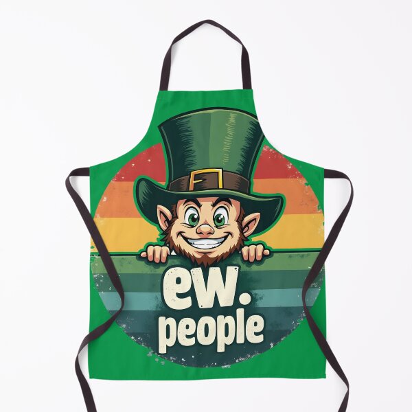 Item preview, Ew. People Leprechaun – Retro Whimsical St. Patrick's Day T-Shirt designed and sold by WAUZ.