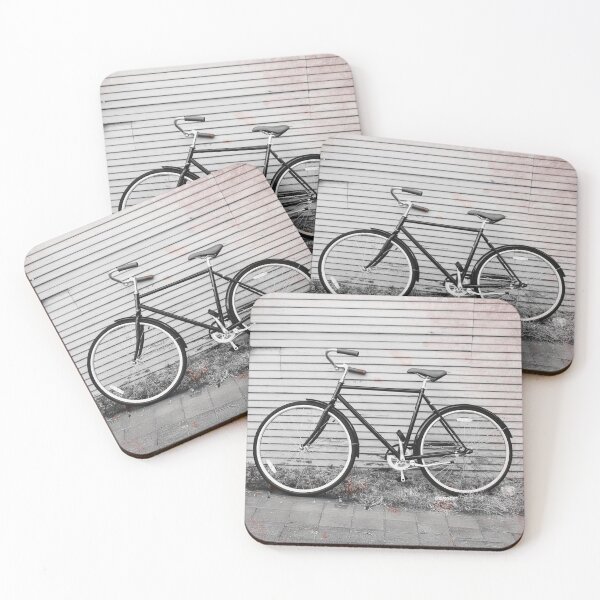 Item preview, Vintage Bicycle Resting by a Weathered Cottage - dePace' designed and sold by mrpropcake.