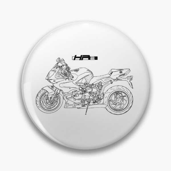 Item preview, motorcycle HP2 line art designed and sold by sketchjuny.
