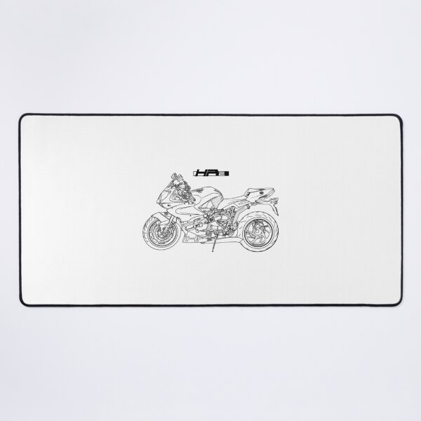 Item preview, motorcycle HP2 line art designed and sold by sketchjuny.