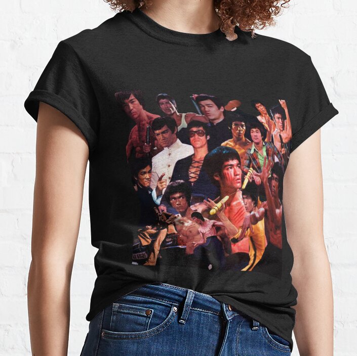 Bruce Lee Collage Poster Design 2025 Classic T-Shirt