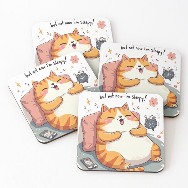 Item preview, Cute Lazy Cat designed and sold by Cat Cave.