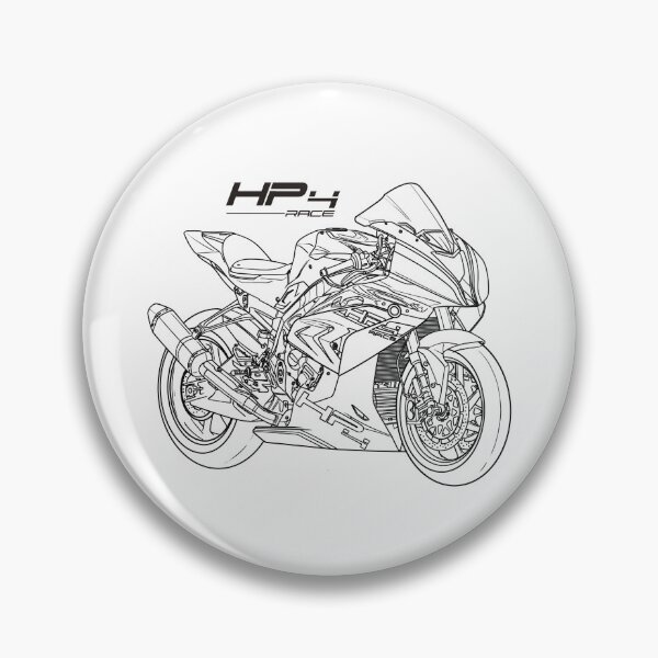 Item preview, motorcycle Hp4 Line art designed and sold by sketchjuny.