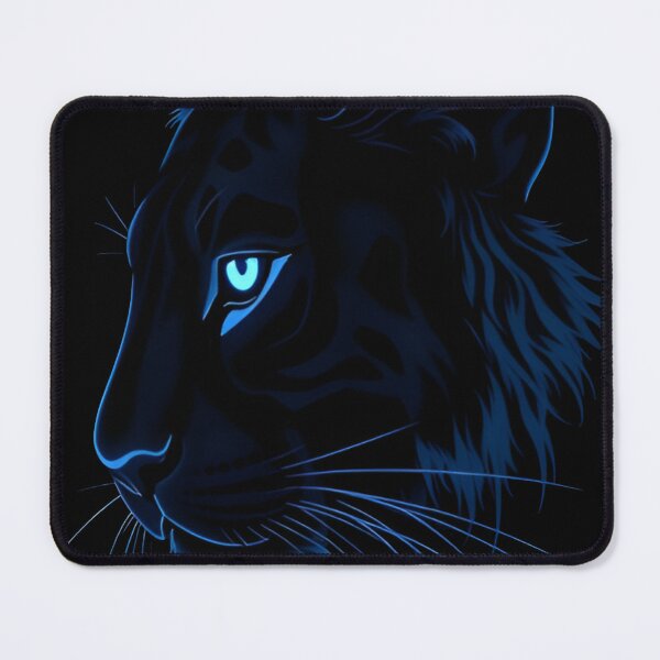 Item preview, Neon Panther Majesty – Futuristic Glowing Big Cat Tiger designed and sold by StudioNeon.