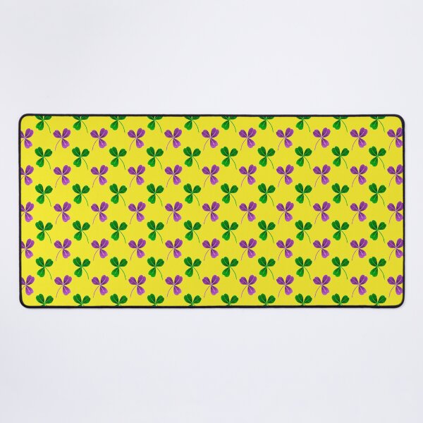 Item preview, New Orleans colors clover pattern designed and sold by Topmel.