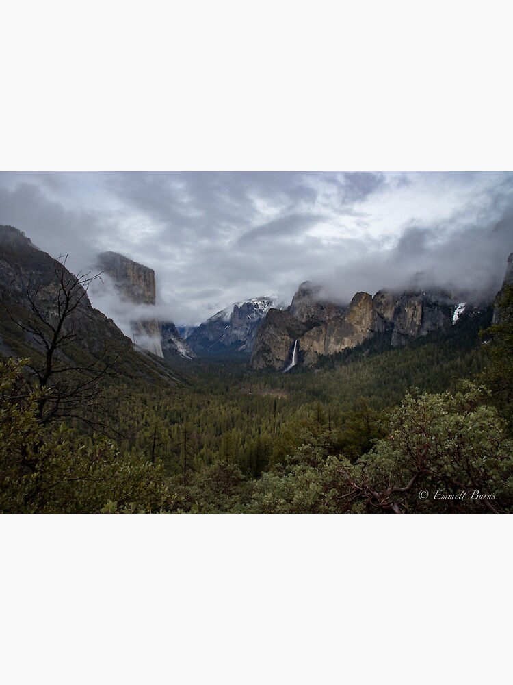 Thumbnail 3 of 3, Sticker, Stormy Yosemite designed and sold by EmmettBurns.