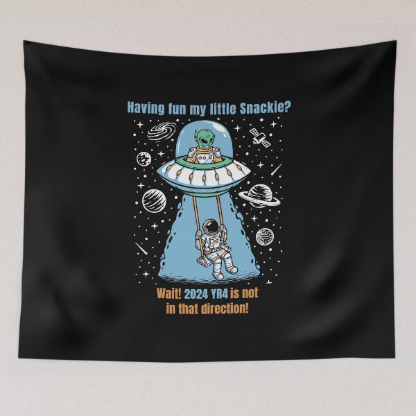 Item preview, Astronaut abducted by alien 2024 yr4 designed and sold by FatBirdie.