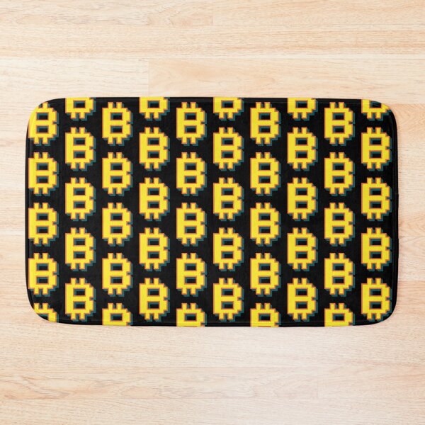 Item preview, Bitcoin Logo Pixel Art designed and sold by CyberRex.