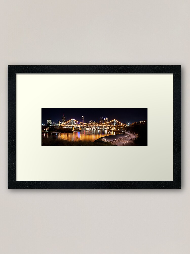 Alternate view of Story Bridge Framed Art Print