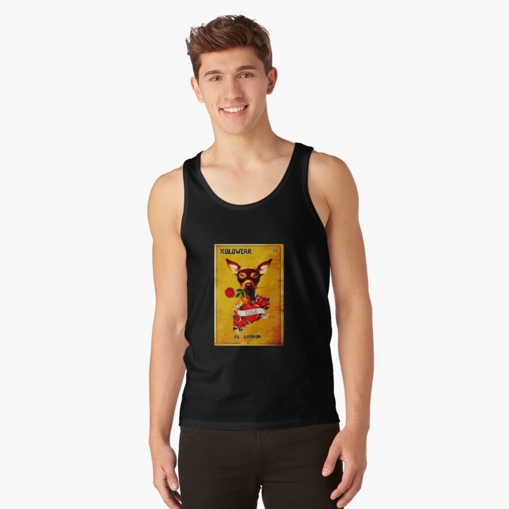 Vista previa del artículo con la obra «Camiseta de tirantes», diseñado y vendido por XoloWear24.