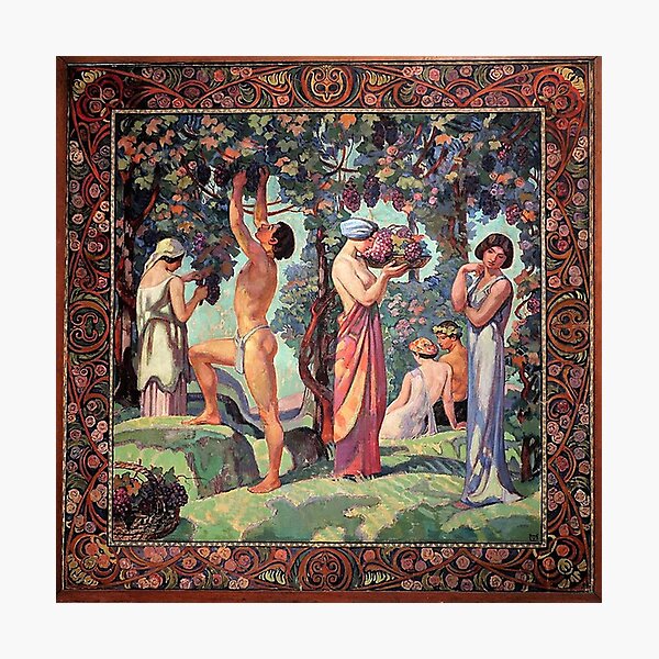 Item preview, Grape Harvest Tapestry designed and sold by tomorrowsart.